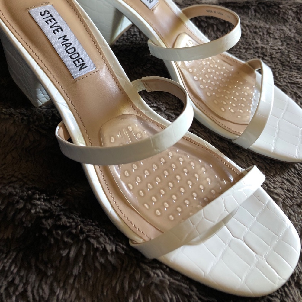 Block Heel Slide Sandal
